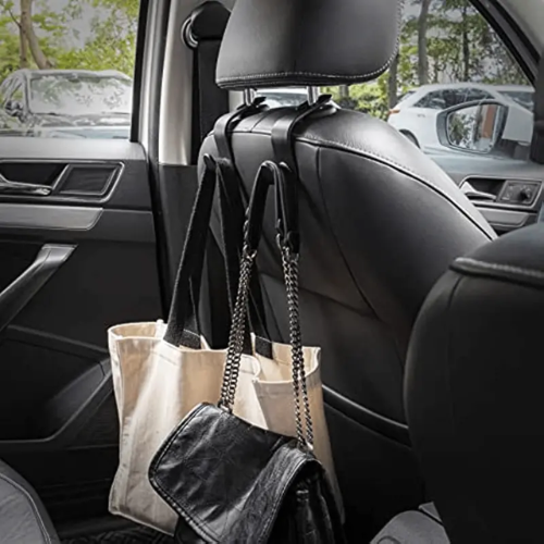 Car Seat Headrest Hook 2 Pack Hanger Storage Organizer